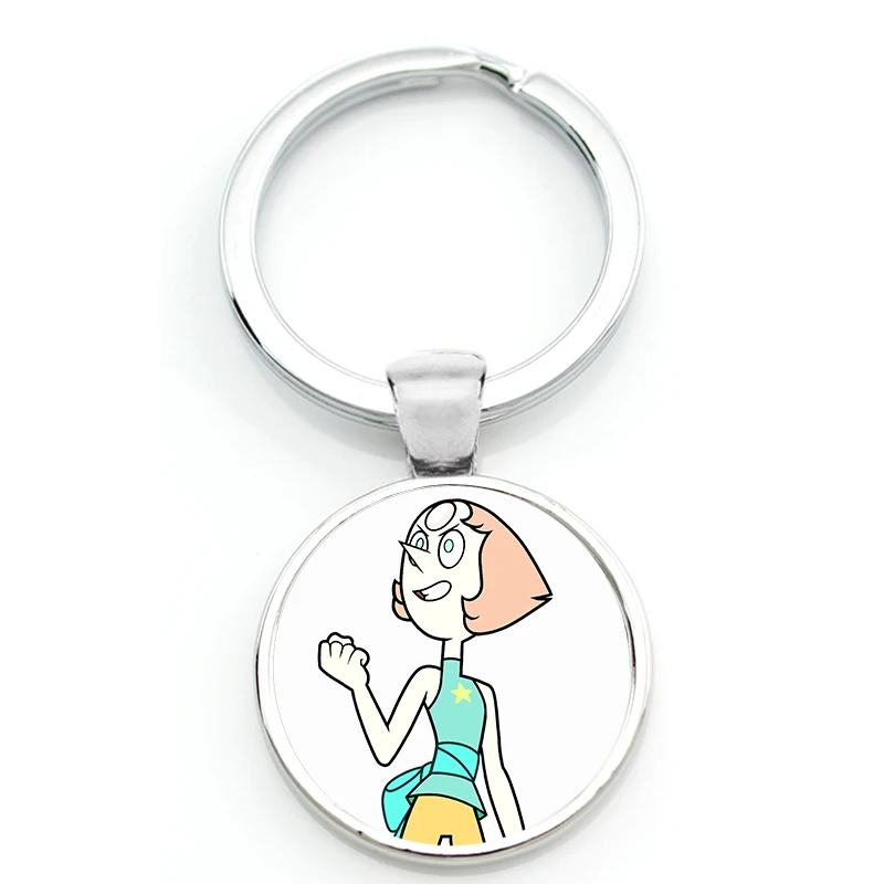 Cartoon TV Series Steven Universe Characters Collection Pumpkin Lion Lapis Lazuli Gems Garnet Pearl Keychain keyring 4 - Steven Universe Store