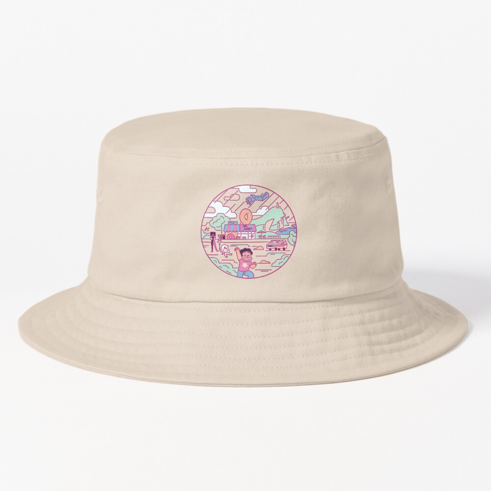 Steven Universe Faded Line Art Bucket Hat