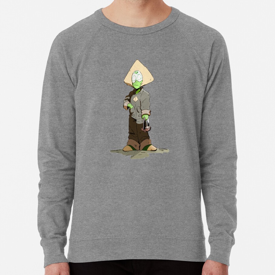 ssrcolightweight sweatshirtmensheather grey lightweight raglan sweatshirtfrontsquare productx1000 bgf8f8f8 3 - Steven Universe Store