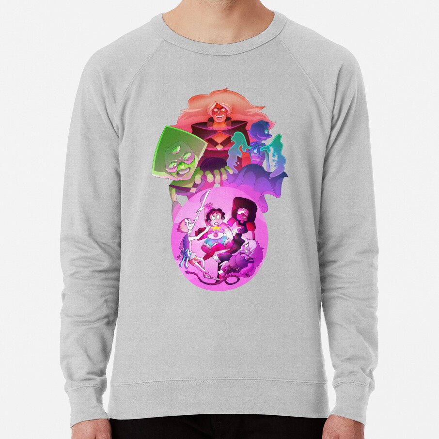 ssrcolightweight sweatshirtmensheather greyfrontsquare productx1000 bgf8f8f8 10 - Steven Universe Store