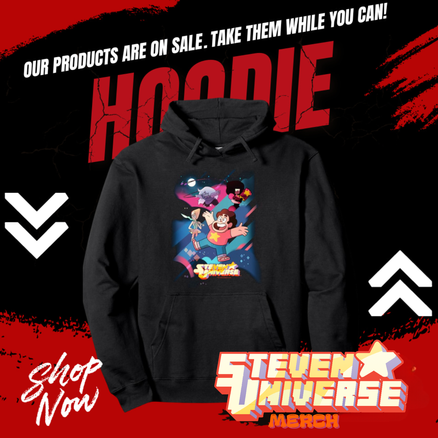steven universe hoodie cate - Steven Universe Merch
